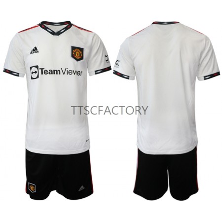 Fußballtrikots Manchester United Kinder 2022-2023 Kurzarm Auswärts-trikot kaufen